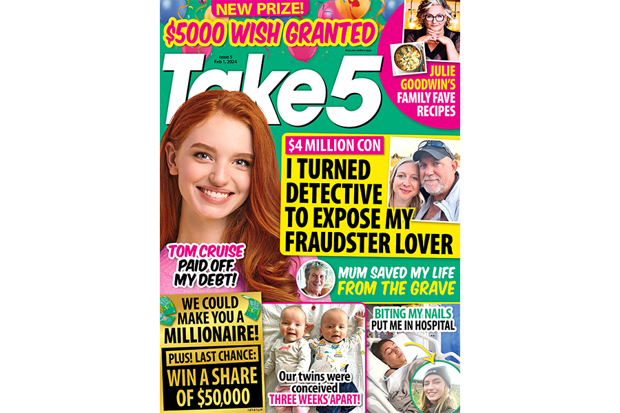 Take 5 Issue 5 Online Entry Coupon